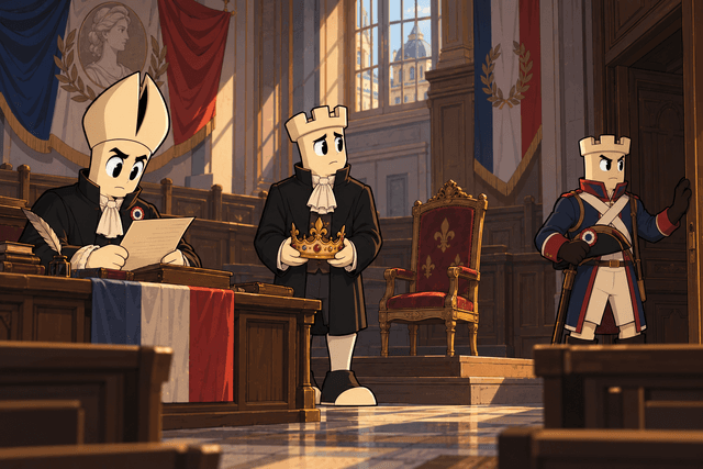 The Checkered Crown company in Paris.